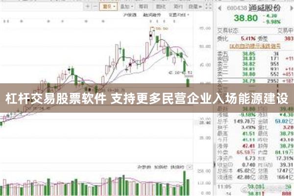 杠杆交易股票软件 支持更多民营企业入场能源建设